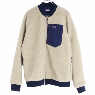 パタゴニア(patagonia)の美品 パタゴニア PATAGONIA ジャケット フリース Retro-X Bomber Jacket レトロX ボマージャケット 22830 アウター メンズ XL ベージュ(その他)