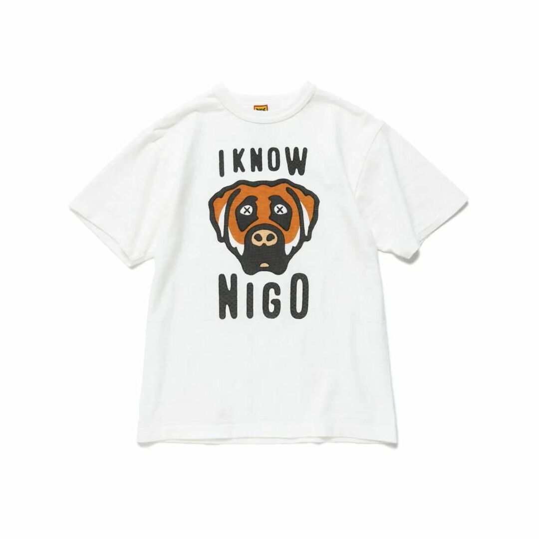 WHITEホワイト白色白サイズXXL HUMAN MADE I KNOW NIGO KAWS T-SHIRT