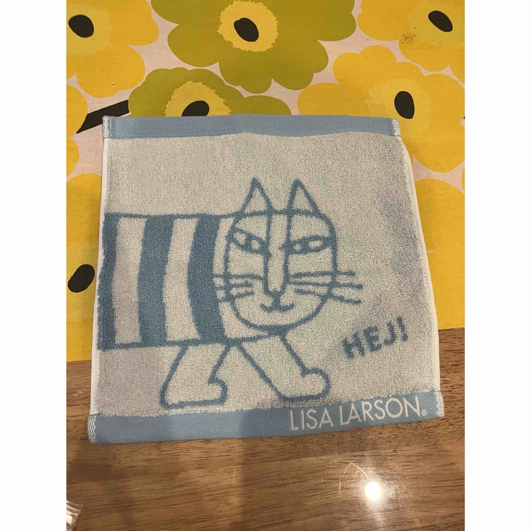 Lisa Larson(リサラーソン)のリサラーソン　フォトTシャツ　ねことリサ　エコバック　タオルハンカチ レディースのバッグ(エコバッグ)の商品写真