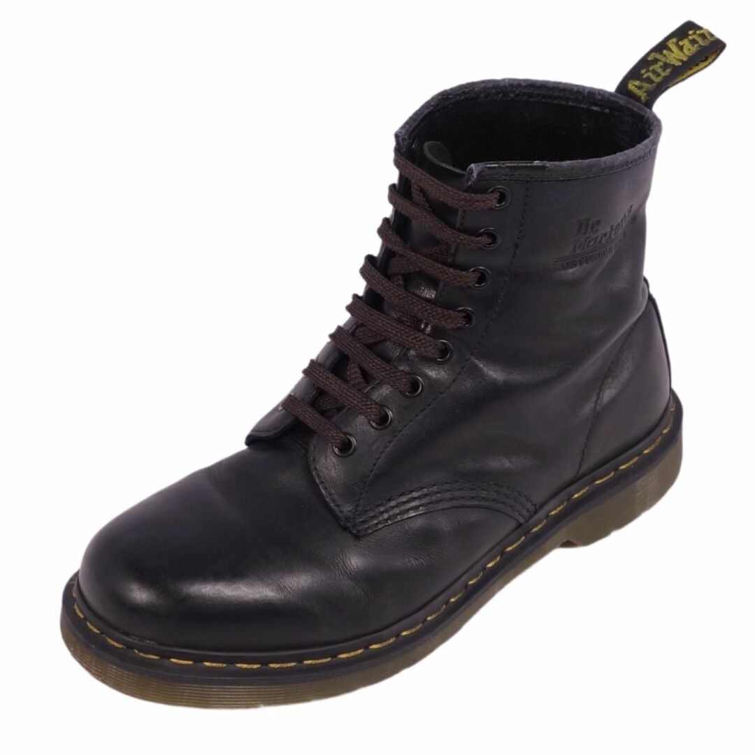 ドクターマーチン Dr.Martens ブーツ 7ホール レースアップ カーフレザー 本革 メンズ  UK8(27cm相当) ブラック約12cm筒高さ