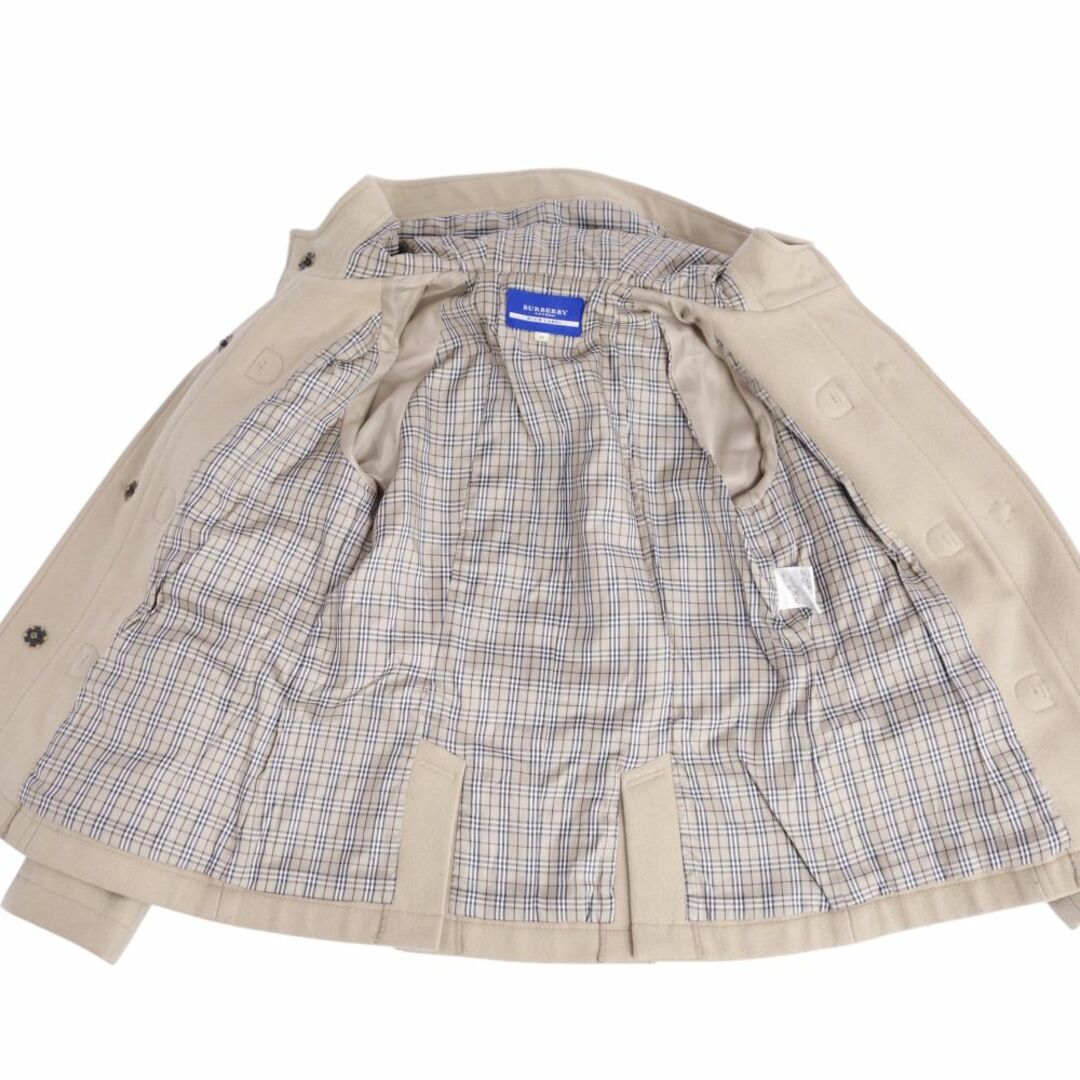 BURBERRY BLUE LABEL(バーバリーブルーレーベル)の美品 バーバリー ブルーレーベル BURBERRY BLUE LABEL コート ダッフルコート ウール アウター レディース 38(M相当) ベージュ レディースのジャケット/アウター(その他)の商品写真