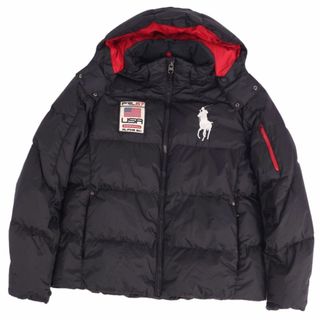 ラルフローレン(Ralph Lauren)のラルフローレン RALPH LAUREN ジャケット ダウンジャケット フード付き ナイロン アウター メンズ XL ブラック(その他)