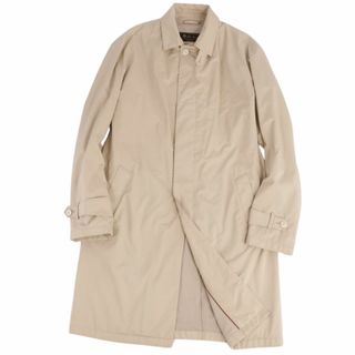 美品 ロロピアーナ Loro Piana コート ストームシステム 裏カシミヤ ステンカラーコート 中綿入り アウター メンズ イタリア製 48(M相当) ベージュ(ステンカラーコート)