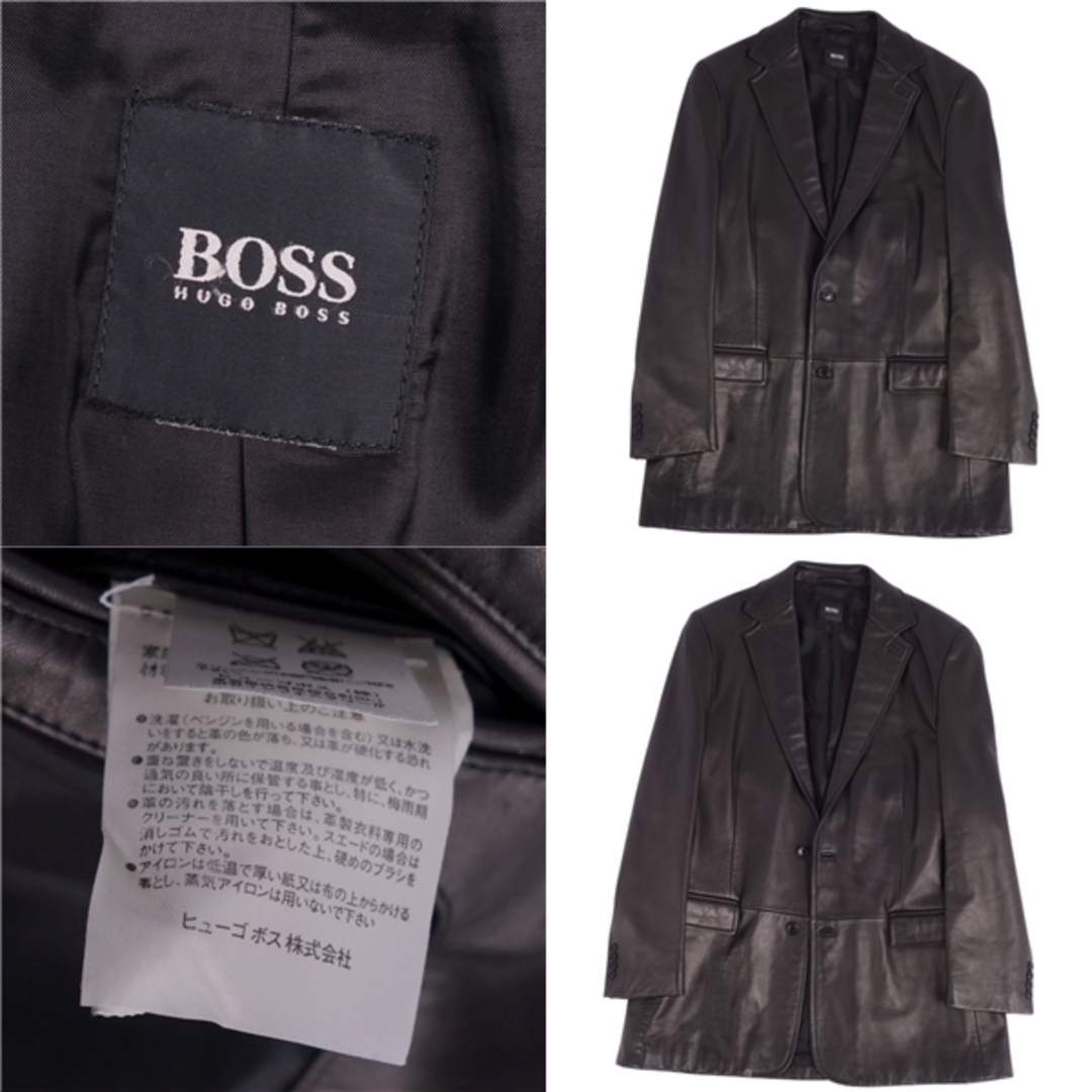 HUGO BOSS - 美品 ヒューゴボス HUGO BOSS ジャケット レザー HUGO BOSS - 美品 ヒューゴボス HUGO BOSS ジャケット レザー