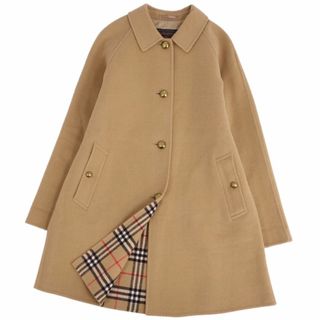 バーバリー(BURBERRY)のVintage バーバリー Burberrys コート ロングコート ウール 裏チェック アウター レディース M相当 ベージュ(その他)