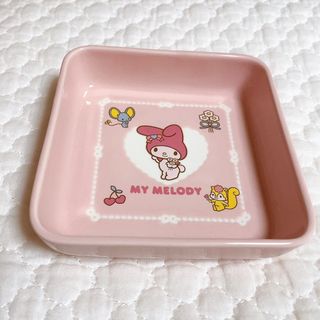 マイメロディ(マイメロディ)のマイメロディ　なかまシリーズ　小皿　レトロ　激レア(食器)