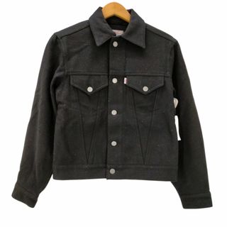 リーバイス(Levi's)のLevis(リーバイス) 香港製 ブラック ウール地 トラッカージャケット(Gジャン/デニムジャケット)