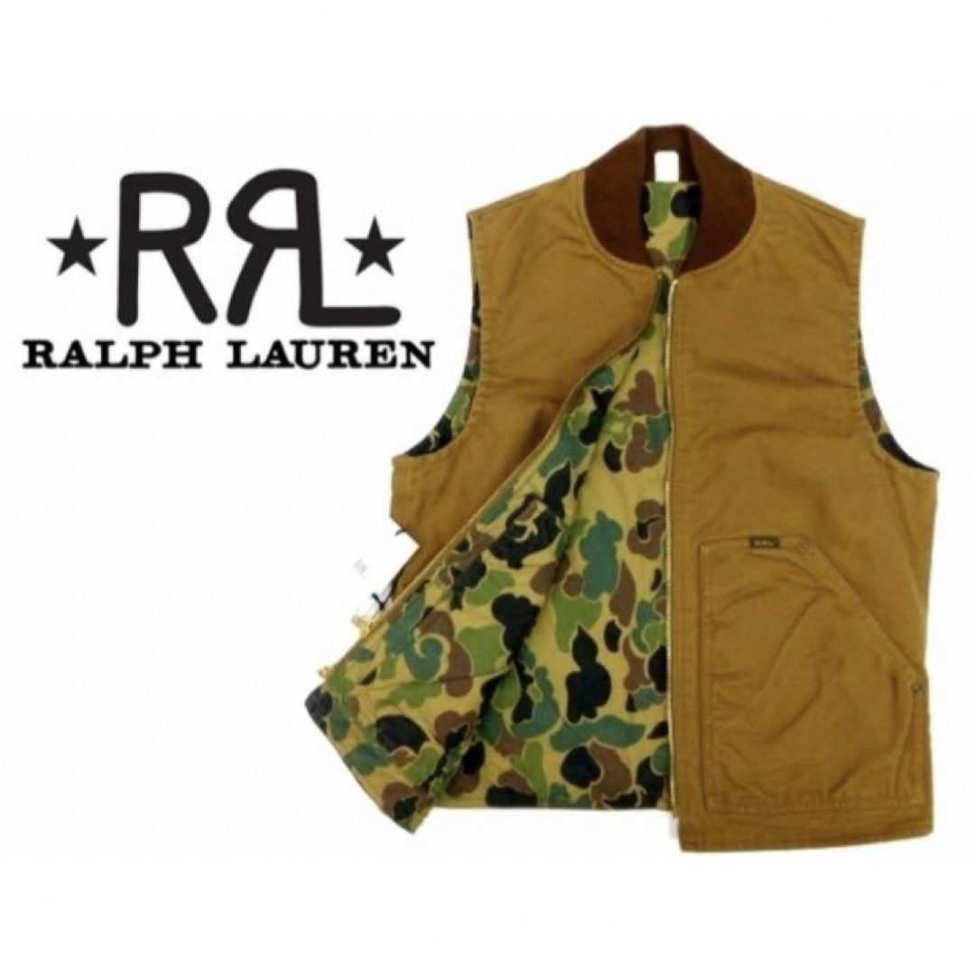 RRL - 【美品】ダブルアールエル RRL ベスト XS ポロ ラルフローレンの