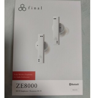 ファイナル(final)のfinal ワイヤレスイヤホン ZE8000 WHITE(ヘッドフォン/イヤフォン)