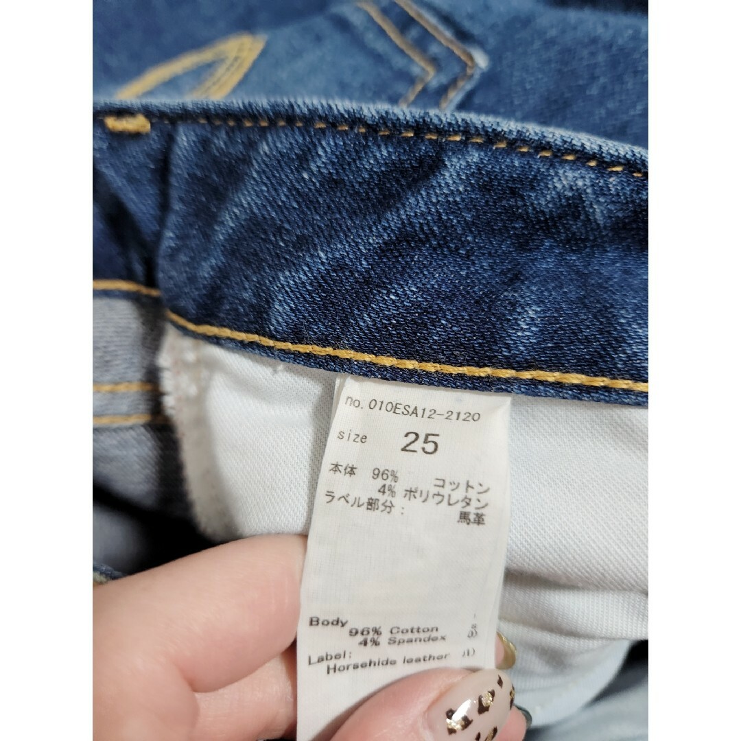 moussy - 9【美品】マウジー WF Rebirth embroidery SKINNYの通販 by