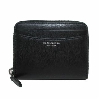 マークジェイコブス(MARC JACOBS)の【新品】マークジェイコブス 財布 S178L03FA22 001(ブラック) 小銭入れ MARC JACOBS ゴート レザー ジップ アラウンド ウォレット コインケース  カードケース レディース(財布)