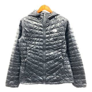 ザノースフェイス(THE NORTH FACE)のSALE///// THE NORTH FACE ノースフェイス 中綿ナイロンジャケット アウトドア キャンプ アウター ブラック (レディース L)  P4189(その他)