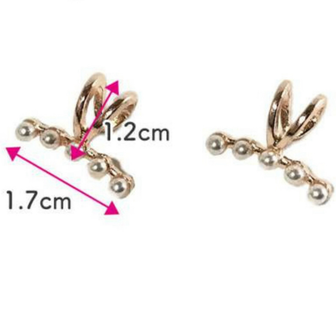 ear cuff pearl gold simple  レディースのアクセサリー(イヤーカフ)の商品写真