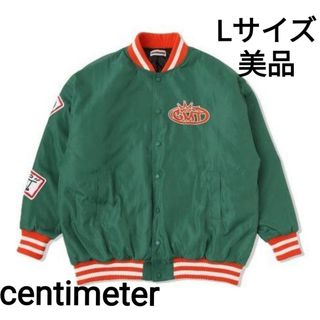 シュプリーム(Supreme)のcentimeter　Lサイズ　ビックスタジャン　グリーン(スタジャン)