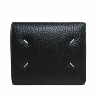 マルタンマルジェラ(Maison Martin Margiela)の【新品】メゾン マルジェラ 財布S56UI0140 P0399 T8013(ブラック)  二つ折り財布 Maison Margiela 4ステッチ ウォレット レディース(財布)