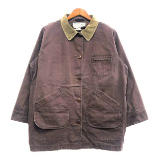 エルエルビーン(L.L.Bean)のSALE///// 90年代 L.L.Bean エルエルビーン ダック地 ジャケット アウトドア キャンプ ブラウン (レディース XXL)  P4250(その他)