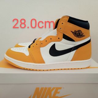 ジョーダン(Jordan Brand（NIKE）)のナイキ エアジョーダン1 レトロ HIGH OG イエローオークル 28.0cm(スニーカー)