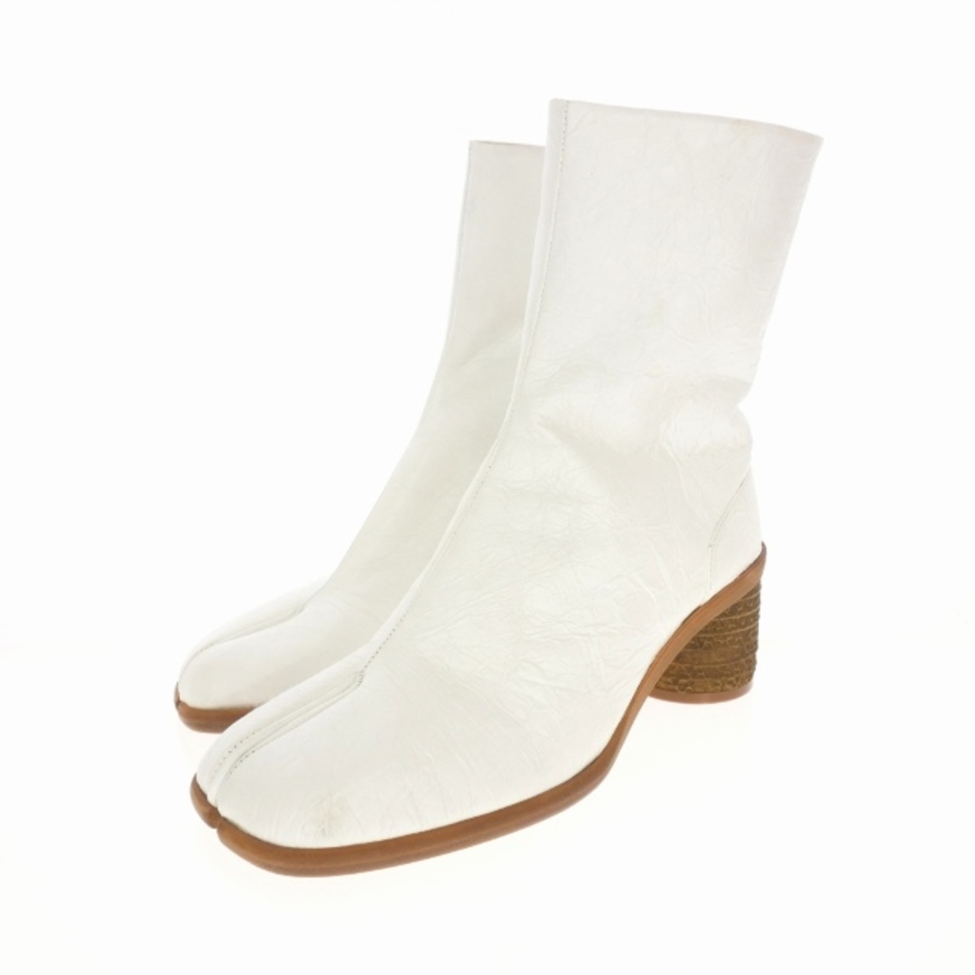 メゾンマルジェラ 22 22SS 足袋 アンクルブーツ 靴 41 ホワイト 白6cm最大幅