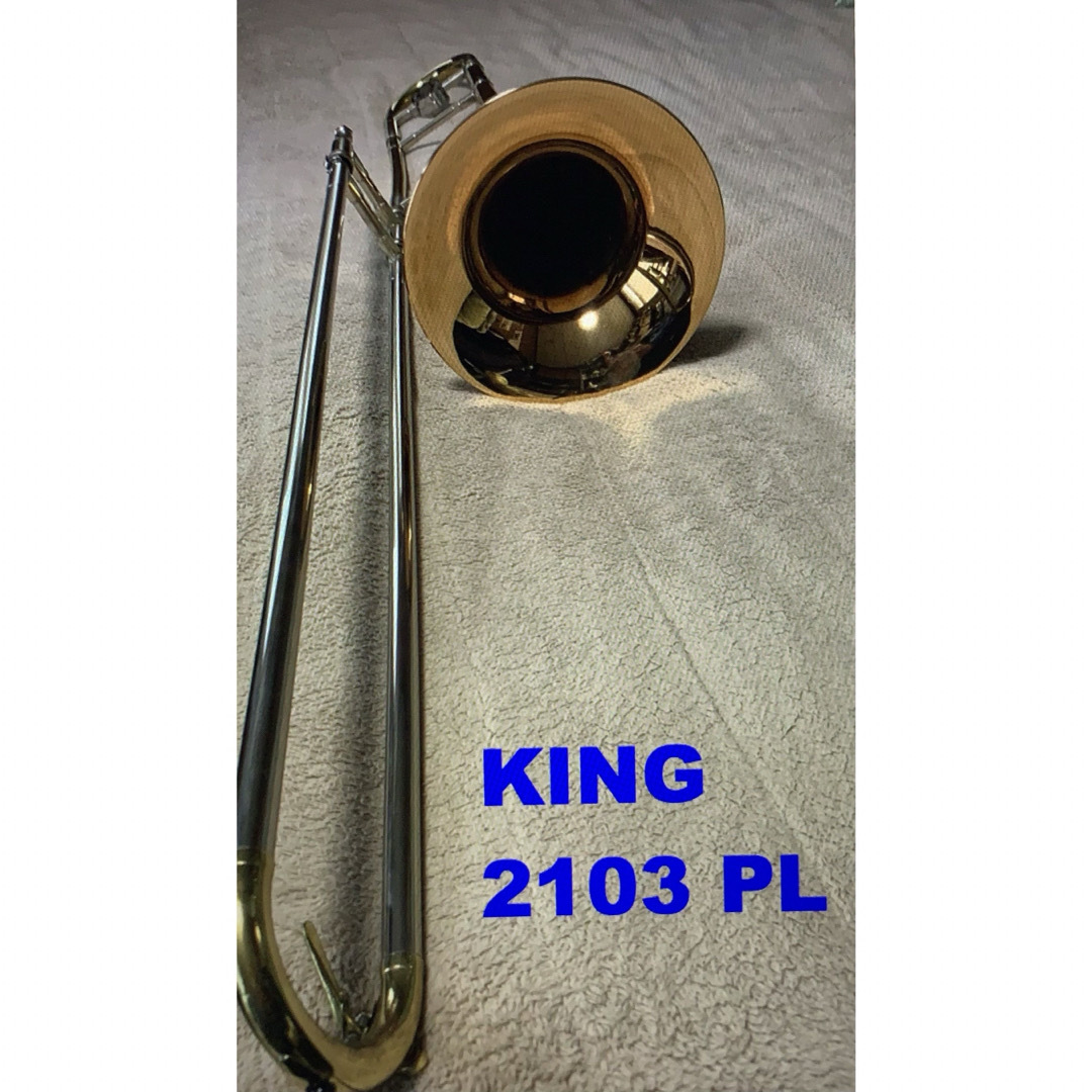 KING(キング)のKing Trombone 2103 PL w/king hard case 楽器の管楽器(トロンボーン)の商品写真