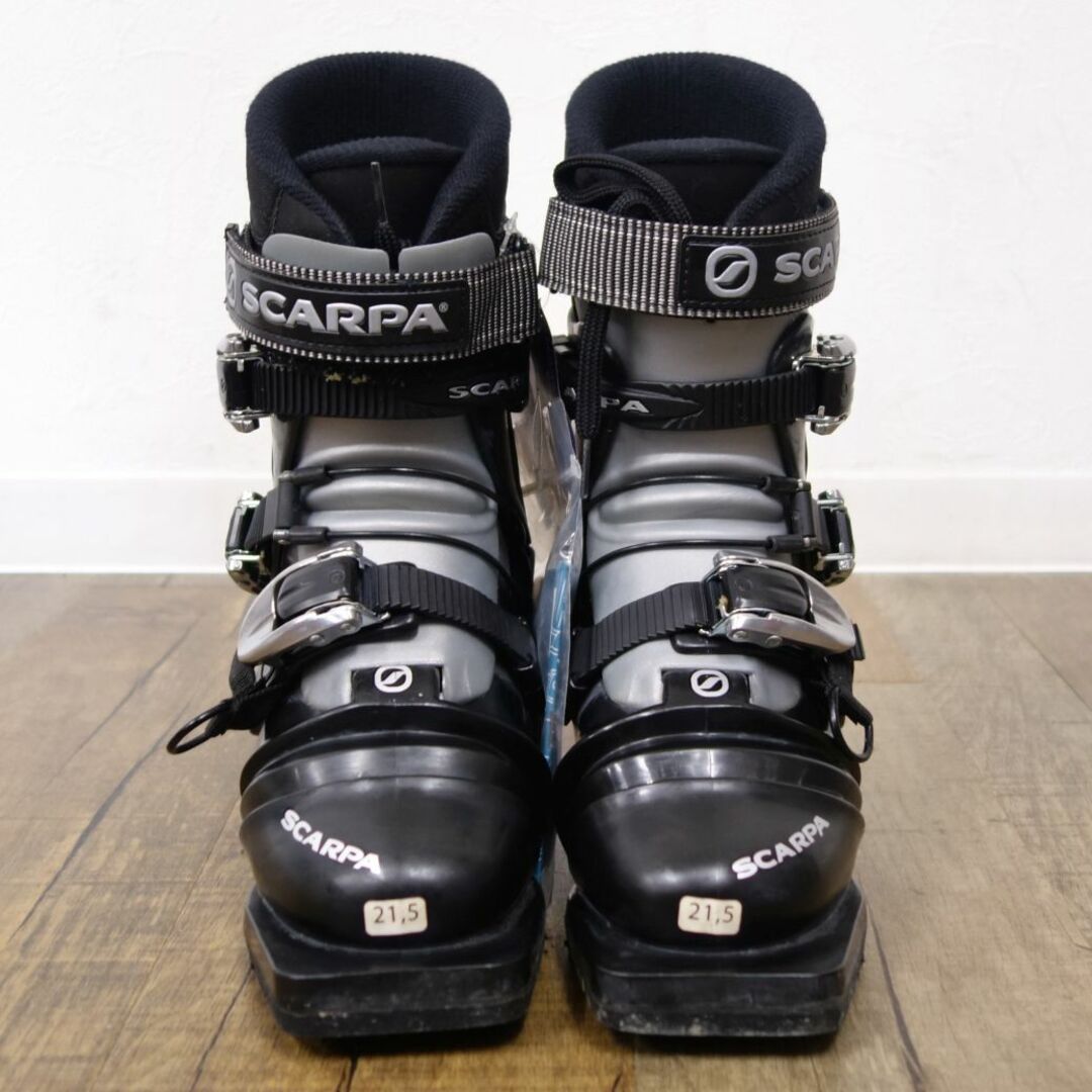 SCARPA - 未使用 スカルパ SCARPA SCARPA テレマーク スキー ブーツ T2 21.5cm 3バックル 75ｍｍ バックカントリー 山スキー アウトドア
