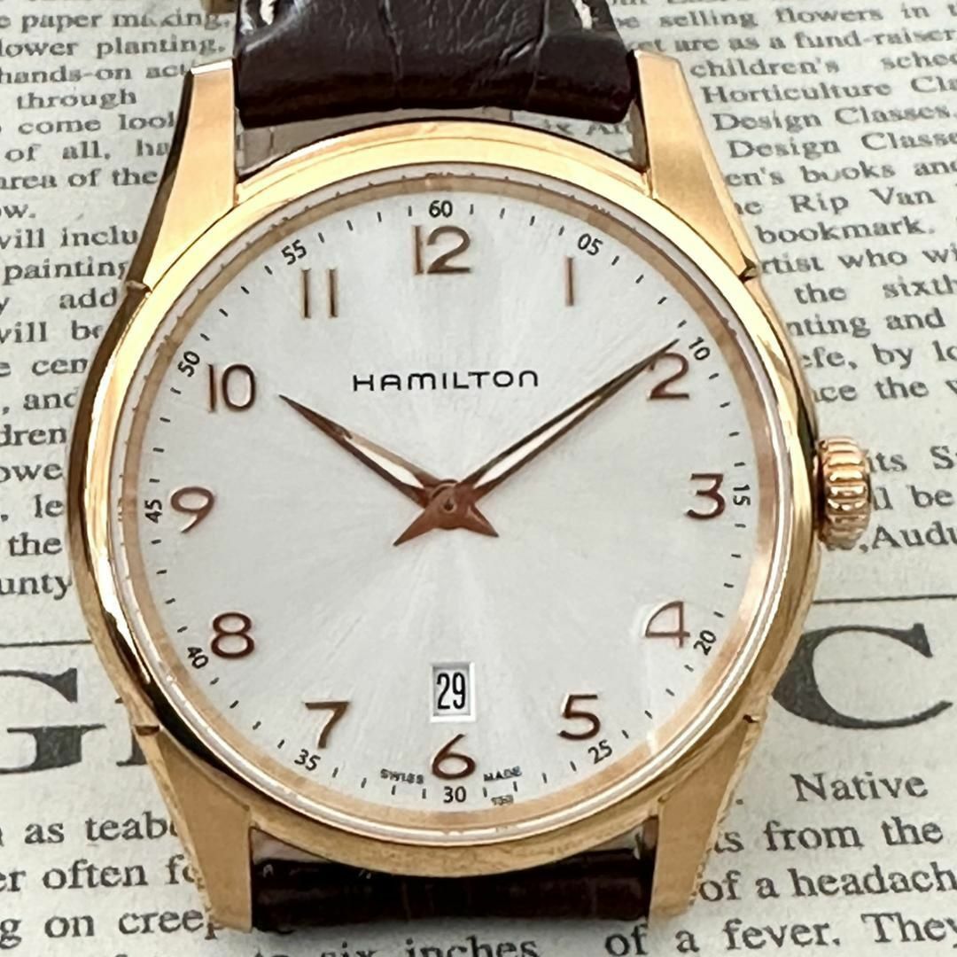 LONGINEハミルトン 腕時計 H38541513 ジャズマスター シンライン クォーツ
