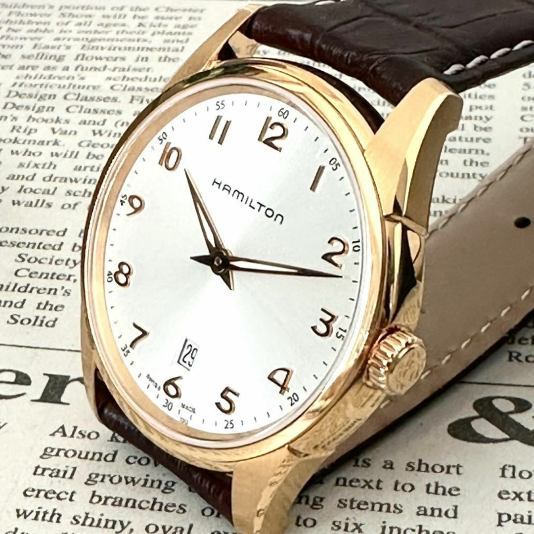LONGINEハミルトン 腕時計 H38541513 ジャズマスター シンライン クォーツ