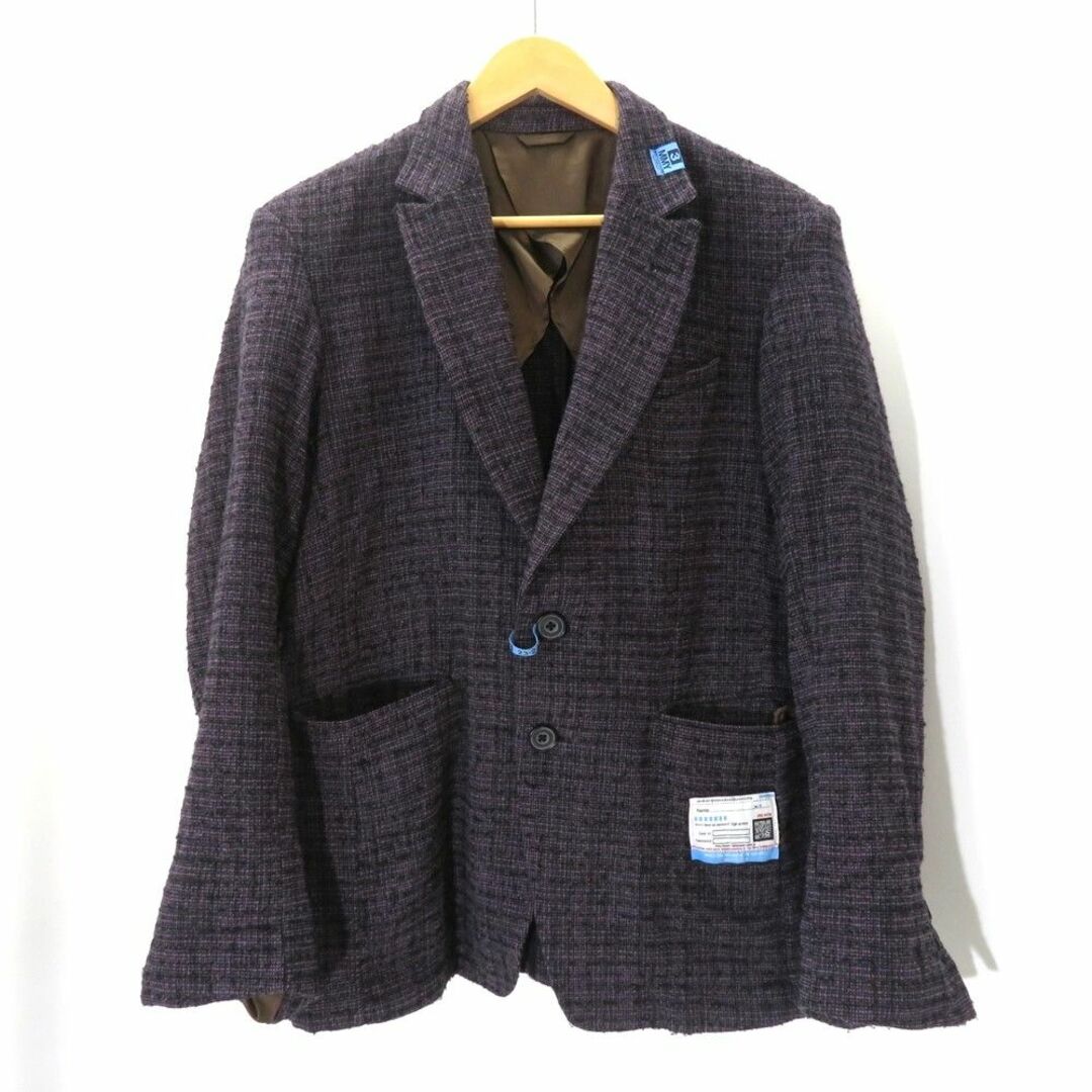 MAISON MIHARA YASUHIRO 23aw BOUCLETTE CHECK JACKET A11JK031付属品