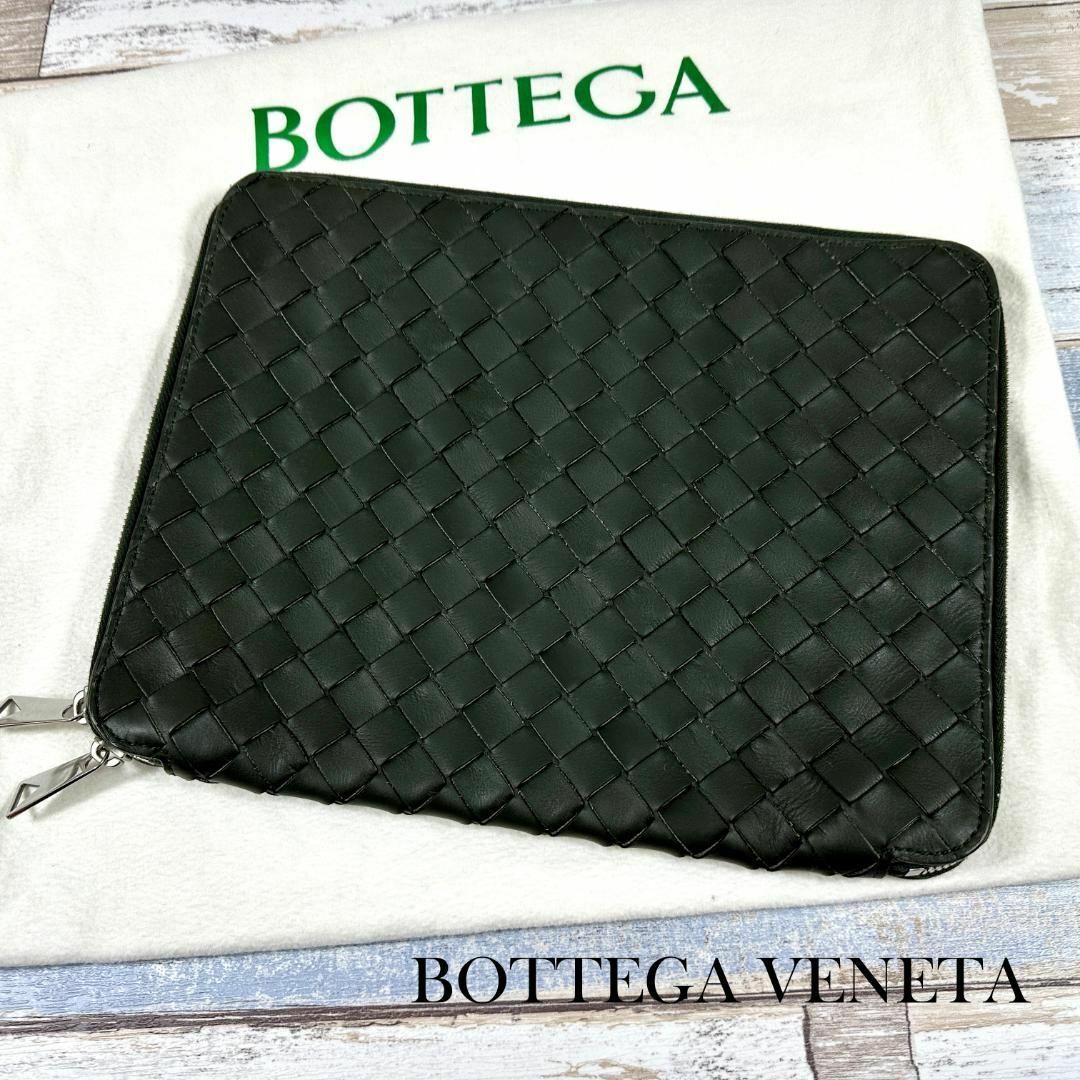 Bottega Veneta(ボッテガヴェネタ)のBOTTEGA VENETA　イントレチャート　ドキュメントケース　651866 メンズのバッグ(セカンドバッグ/クラッチバッグ)の商品写真