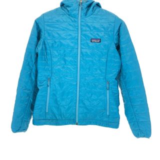 パタゴニア(patagonia)のSALE///// patagonia パタゴニア パーカー ジャケット PRIMALOFT プリマロフト アウトドア キャンプ ライトブルー (レディース S)  P4605(その他)