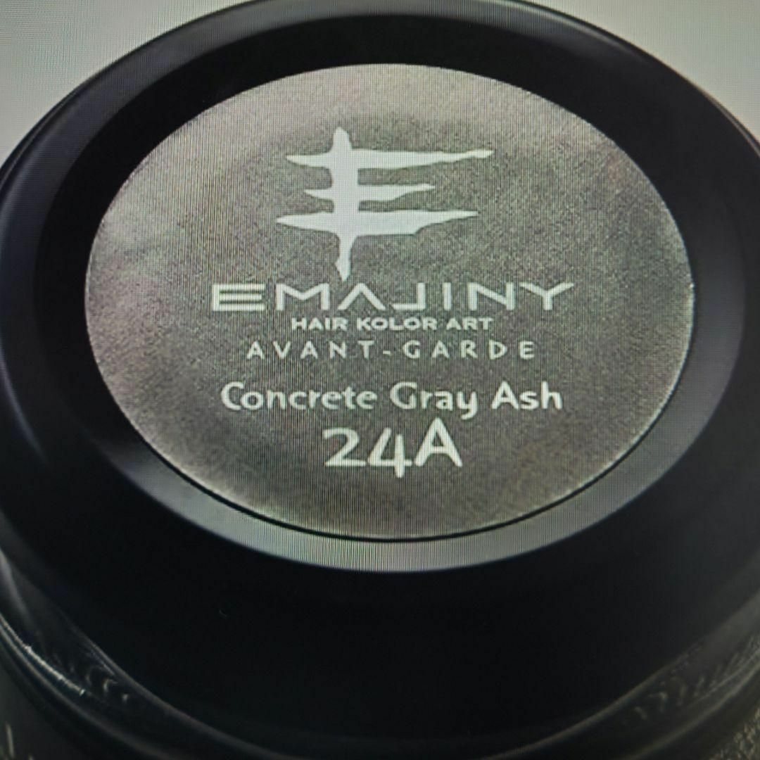 EMAJINY ヘアカラーワックス Concrete Gray Ash 24A コスメ/美容のヘアケア/スタイリング(ヘアワックス/ヘアクリーム)の商品写真