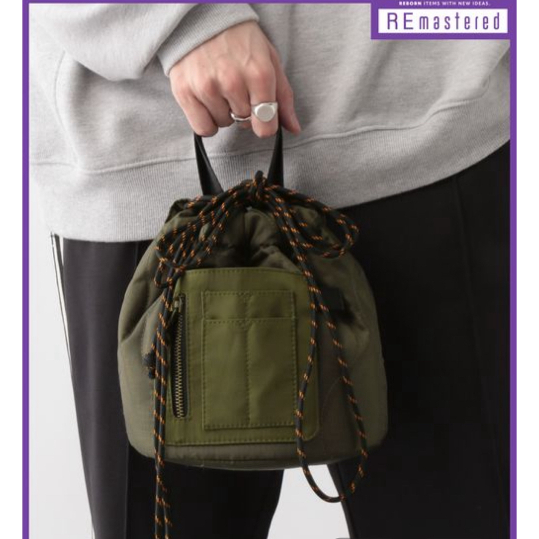 RAGEBLUE(レイジブルー)のRAGEBLUE レイジブルー REmastered 巾着 ショルダーバッグ レディースのバッグ(ショルダーバッグ)の商品写真