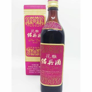 未開封・即発送花Φ雕紹興酒 台湾 30年～ 古酒 600ml 17％  台湾の花(ワイン)