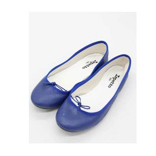 レペット(repetto)の【新入荷】★repetto/レペット★ リボンフラットシューズ/バレエシューズ/おしゃれ/シンプル/靴  ブルー/青 レディース  39cm 【中古】春夏秋冬 822132(バレエシューズ)