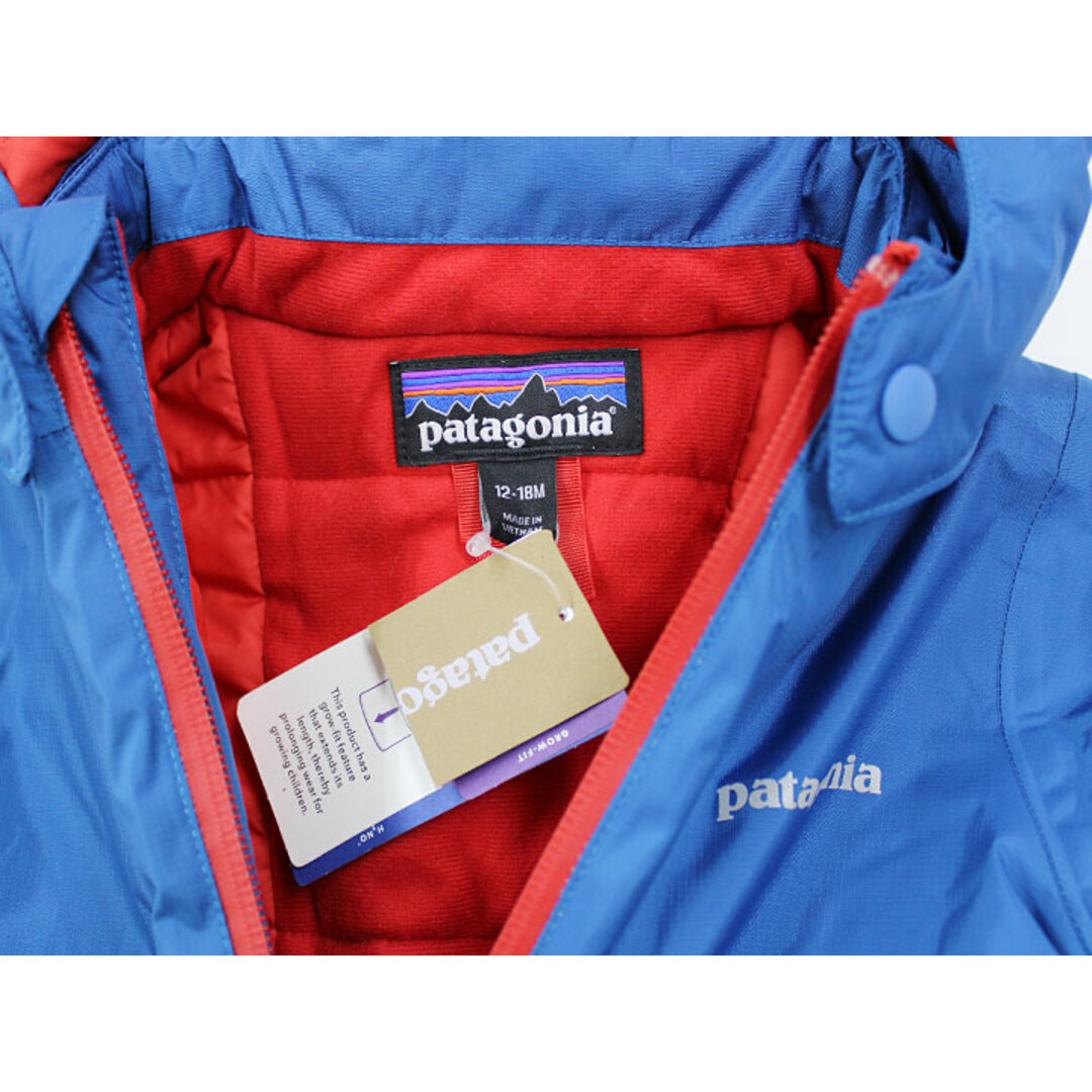 【冬物 新入荷!】新品 未使用品〔パタゴニア/Patagonia〕85cm スキーウェア/スノースーツ/ジャンプスーツ ブルー サイズ調整可能 防寒  雪遊び 子供 キッズ kids ベビー服 baby 男の子 冬 seasonal 622132