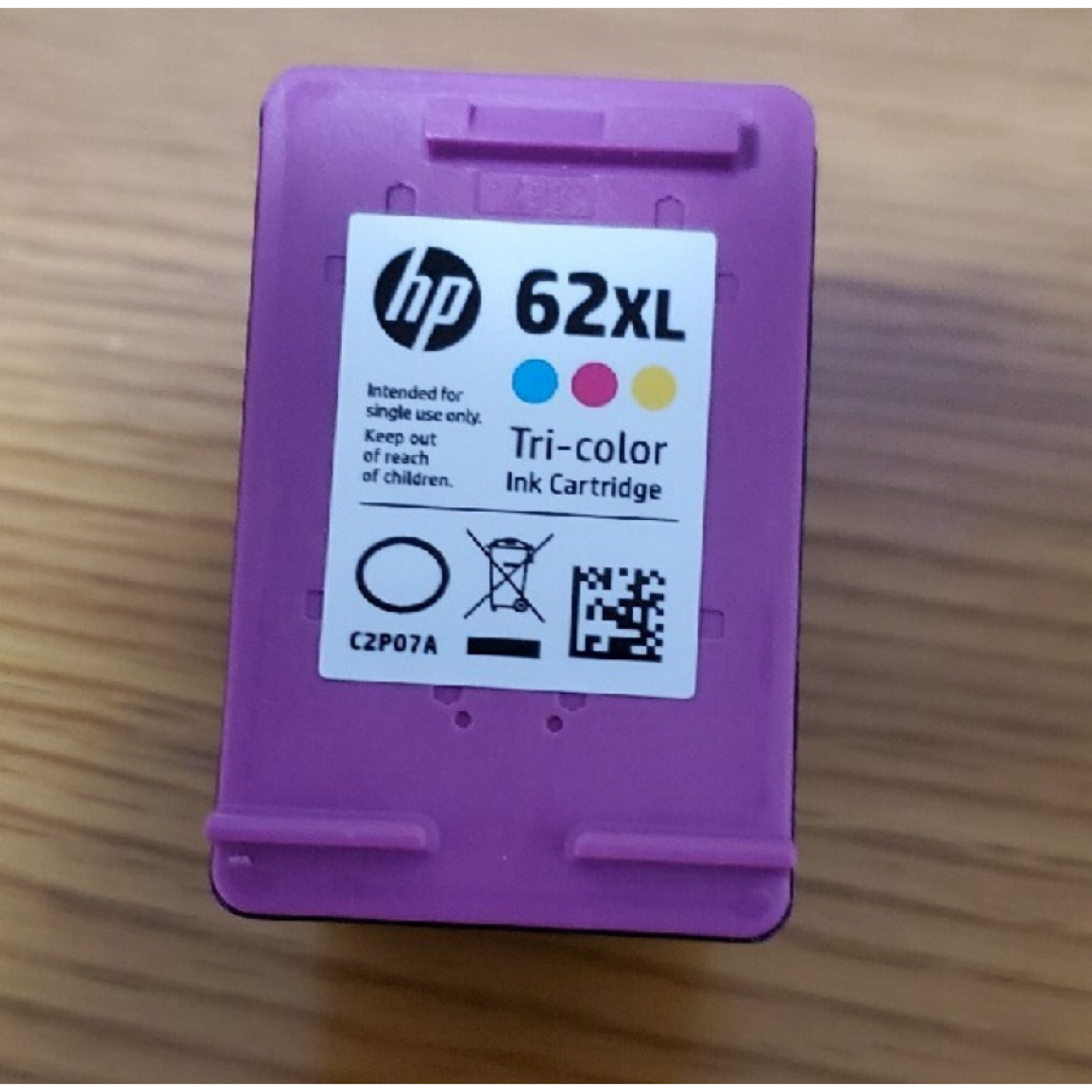 HP(ヒューレットパッカード)のHP カラー　インク　カートリッジ　空　リサイクル　印刷　コピー　プリント　62 スマホ/家電/カメラのPC/タブレット(PC周辺機器)の商品写真