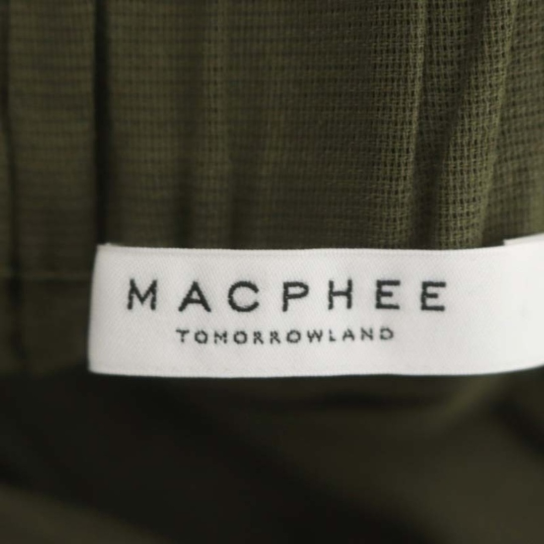 MACPHEE(マカフィー)のマカフィー 23SS コットンリネンパナマクロス ギャザーワンピース レディースのワンピース(ロングワンピース/マキシワンピース)の商品写真