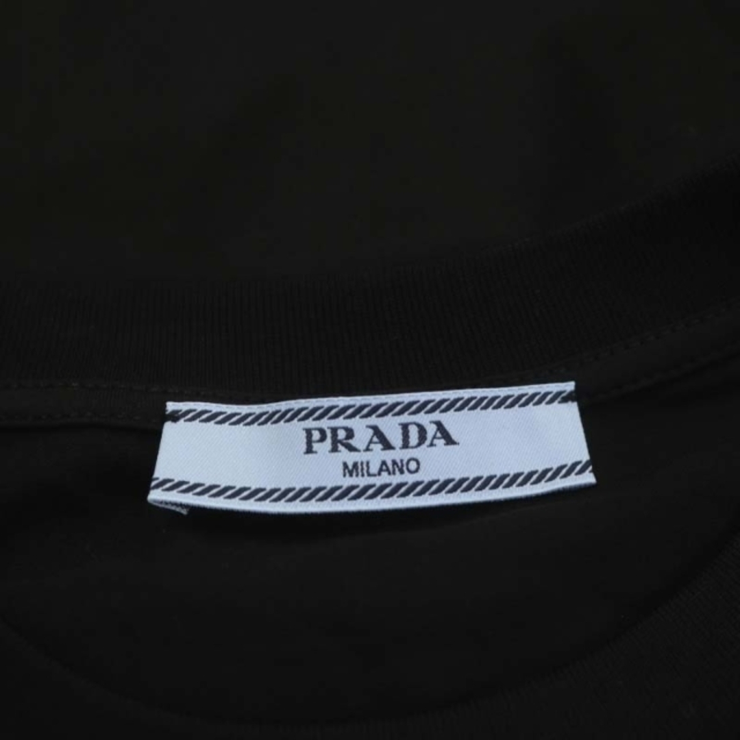 PRADA(プラダ)のプラダ 23年製 コットン クルーネック Tシャツ カットソー DNA976 レディースのトップス(Tシャツ(半袖/袖なし))の商品写真