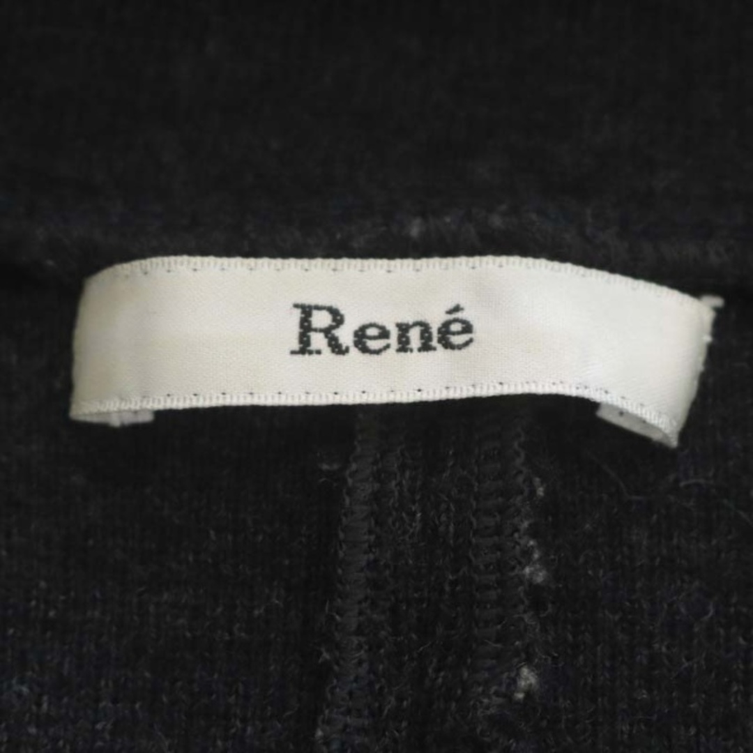 René(ルネ)のルネ Rene ウール ニットジャケット 3B 36 チャコール /HK ■OS レディースのジャケット/アウター(その他)の商品写真