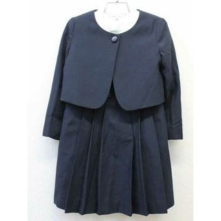 【新入荷!】▽キャサリンコテージ/CatherineCottage▽110cm アンサンブル3点セット 濃紺＆濃紺＆白 フォーマル 入園式 卒園式 入学式 お受験 見学会 説明会 お稽古 結婚式 発表会 謝恩会 冠婚葬祭【中古】子供服 キッズ kids 女の子 fml 722132