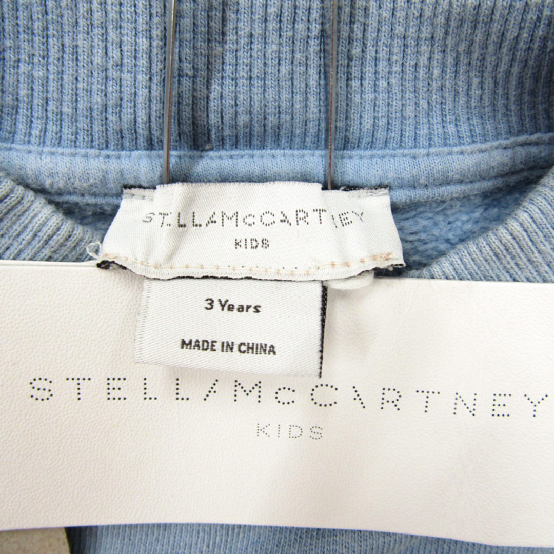 Stella McCartney(ステラマッカートニー)のステラマッカートニー 長袖スウェット スエット トレーナー キッズ 女の子用 3yearsサイズ ブルー Stella McCartney キッズ/ベビー/マタニティのキッズ服女の子用(90cm~)(その他)の商品写真