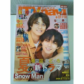 月刊TVnavi テレビナビ 2023 8月号 長野・新潟版(音楽/芸能)