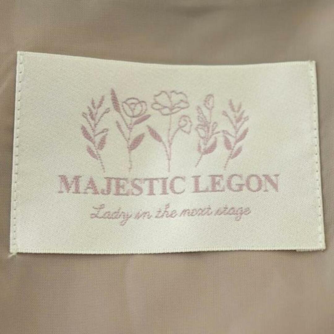 MAJESTIC LEGON(マジェスティックレゴン)のマジェスティックレゴン バックレースアップトレンチコート スプリングコート M レディースのジャケット/アウター(トレンチコート)の商品写真