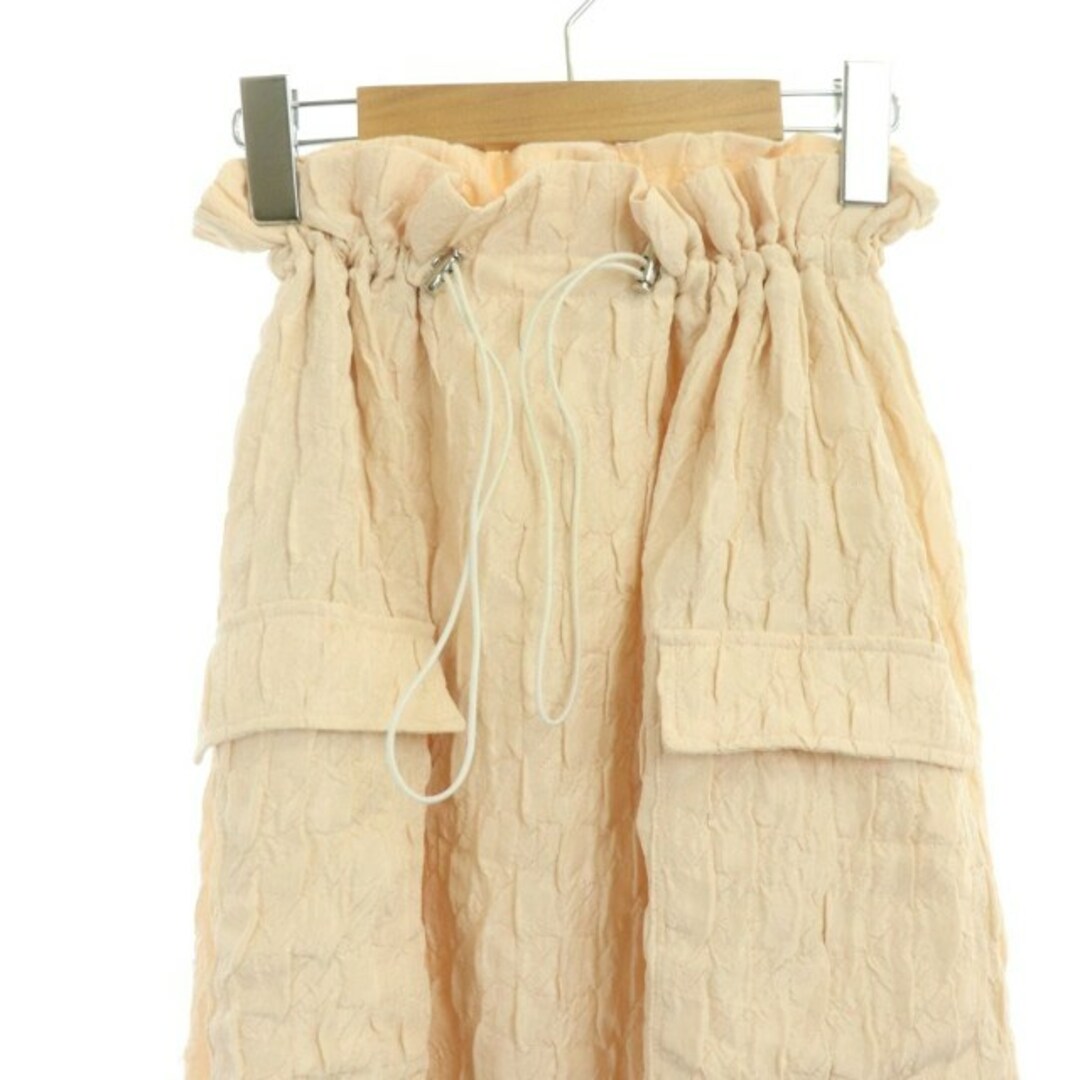 Honey mi Honey(ハニーミーハニー)のハニーミーハニー  ドローストリング マキシスカート ロング フレア F レディースのスカート(ロングスカート)の商品写真