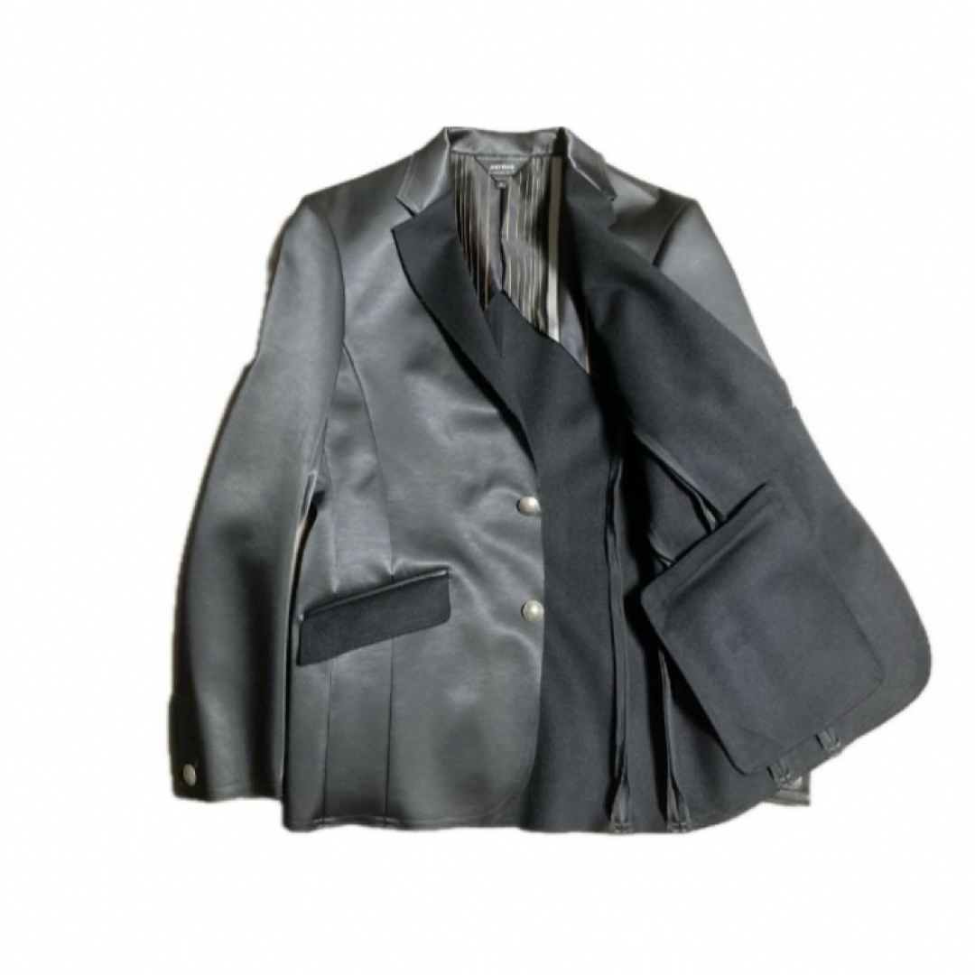 ARTISAN(アルティザン)の【新品】ARTISANアルチザン カシミヤボンディングジャケット 黒 L メンズのジャケット/アウター(テーラードジャケット)の商品写真