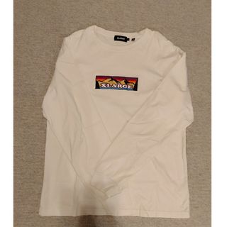 エクストララージ(XLARGE)の【XLARGE】エクストララージ　ロンT　白　Ｌサイズ(Tシャツ/カットソー(七分/長袖))