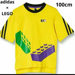 アディダス(adidas)の【未開封】adidas × Classic LEGO　半袖Tシャツ　黄　100(Tシャツ/カットソー)