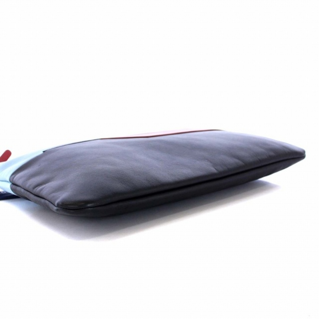 CHANEL(シャネル)のシャネル エアライン クラッチバッグ セカンドバッグ ココマーク 水色 黒 レディースのバッグ(クラッチバッグ)の商品写真