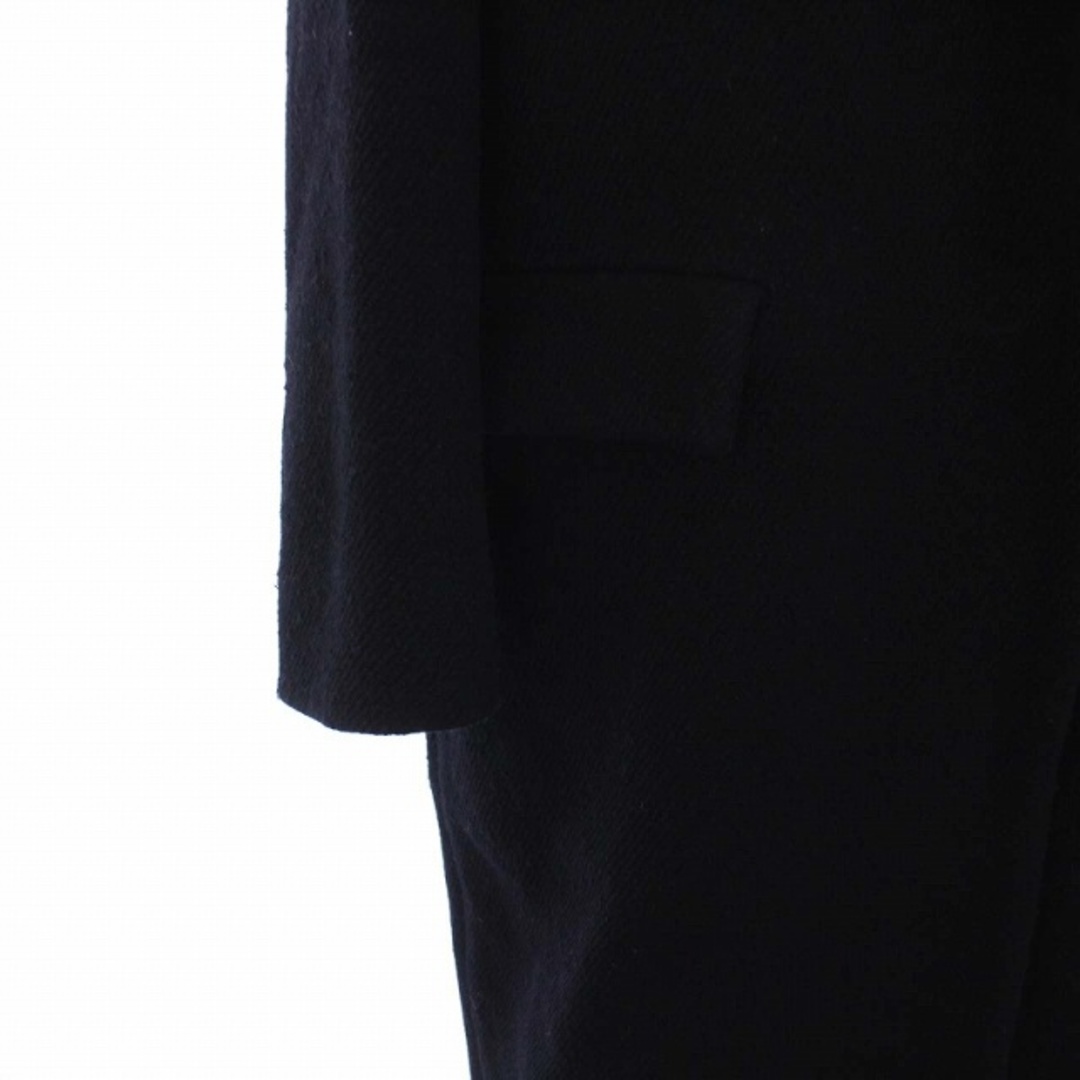 LANVIN(ランバン)のランバン LANVIN チェスターコート アウター ロング ウール 38 黒 レディースのジャケット/アウター(その他)の商品写真