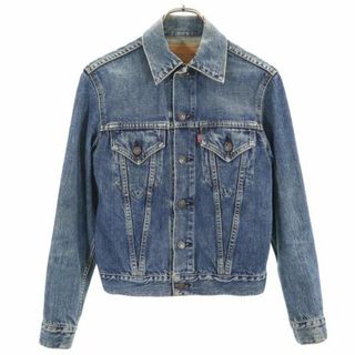 リーバイス(Levi's)のリーバイス 90s 日本製 トラッカー デニムジャケット 34 インディゴ Levi's ジージャン メンズ 古着 【231229】(Gジャン/デニムジャケット)