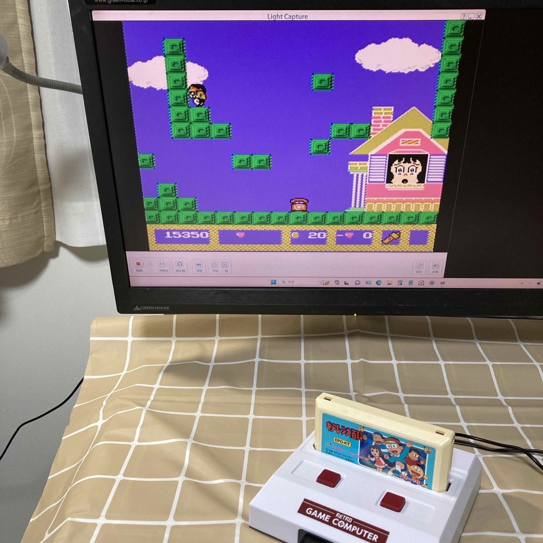 EPOCH(エポック)のファミコンソフト キテレツ大百科 エンタメ/ホビーのゲームソフト/ゲーム機本体(家庭用ゲームソフト)の商品写真